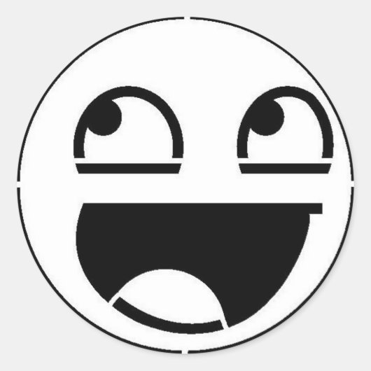 Phantastisch Runder Aufkleber (Vorderseite)