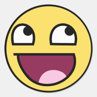 phantastisch runder aufkleber