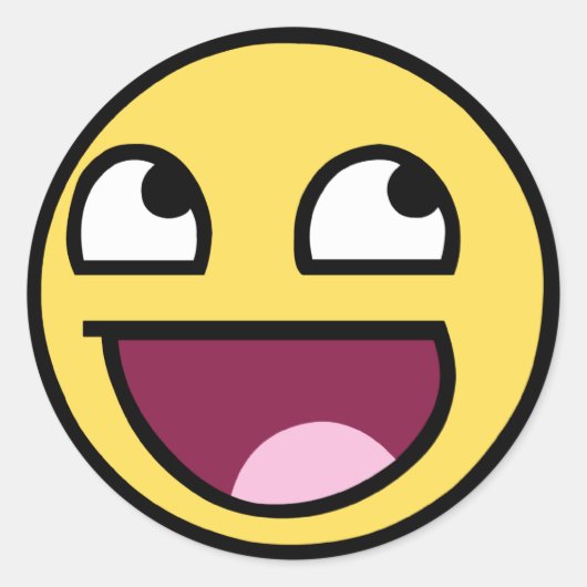 Phantastisch Runder Aufkleber (Vorderseite)