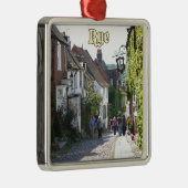 Phantastisch! Rye England Silbernes Ornament (Rechts)