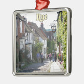 Phantastisch! Rye England Silbernes Ornament (Links)