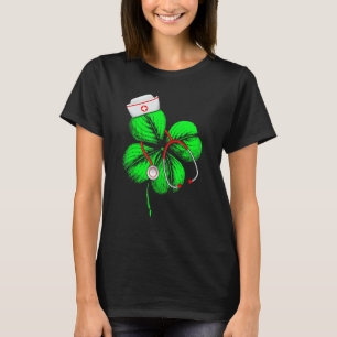 Phantastisch Saint Patrick S Day Nurse Kleeblatt H T-Shirt