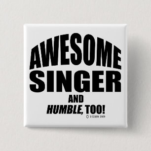 Phantastisch Sänger Button