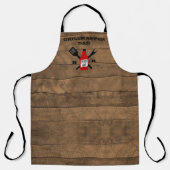Phantastisch Sauce Personalisiert Barn Wood Schürze (Vorderseite)
