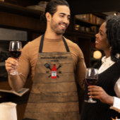 Phantastisch Sauce Personalisiert Barn Wood Schürze