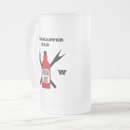 Phantastisch Sauce Personalisiert Mattglas Bierglas (Vorderseite Links)