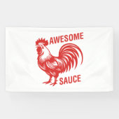 Phantastisch Sauce Rooster Funny Banner (Horizontal)