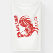 Phantastisch Sauce Rooster Funny Banner (Vertikal)