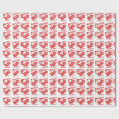 Phantastisch Sauce Rooster Funny Geschenkpapier (Flach)