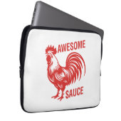 Phantastisch Sauce Rooster Funny Laptopschutzhülle (Vorne Rechts)