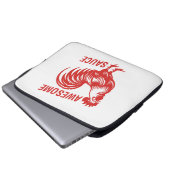 Phantastisch Sauce Rooster Funny Laptopschutzhülle (Vorne Knopf)