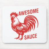 Phantastisch Sauce Rooster Funny Mousepad (Vorne)