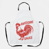 Phantastisch Sauce Rooster Funny Schürze (Vorderseite)