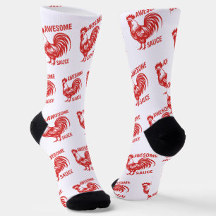 Phantastisch Sauce Rooster Funny Socken