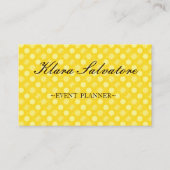 Phantastisch schöne, perfekt gelbe Blumen Visitenkarte (Vorderseite)