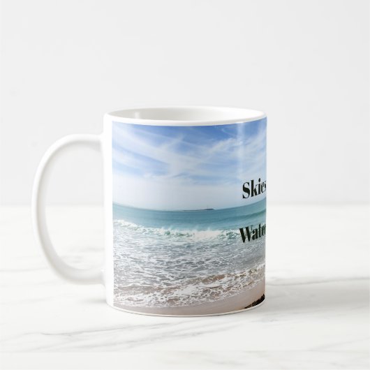 Phantastisch Schöne Strandliebhaber Kaffeetasse (Links)