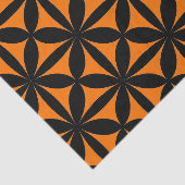 Phantastisch Schwarz/Orange Moderne / Retro-Print Seidenpapier (Ausschnitt)