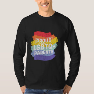 Phantastisch sein Sie LGBTQ Stolze Eltern Regenbog T-Shirt