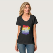 Phantastisch sein Sie LGBTQ Stolze Eltern Regenbog T-Shirt (Vorderseite Vollansicht)