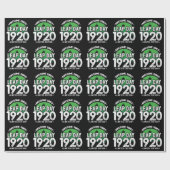 Phantastisch seit 1920 Leap Year Day Feb 29 Geburt Geschenkpapier (Flach)