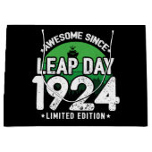 Phantastisch seit 1924 Leap Year Day Feb 29 Birthd Große Geschenktüte (Vorderseite)