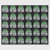 Phantastisch seit 1928 Leap Year Day Feb 29 Geburt Geschenkpapier (Flach)