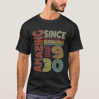 Phantastisch seit 1930 Vintag Retro Style Geburtst T-Shirt