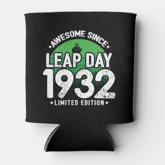 Phantastisch seit 1932 Leap Year Day Feb 29 Geburt Dosenkühler (Vorderseite)