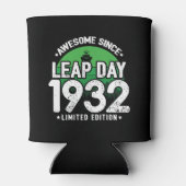 Phantastisch seit 1932 Leap Year Day Feb 29 Geburt Dosenkühler (Rückseite)