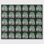 Phantastisch seit 1932 Leap Year Day Feb 29 Geburt Geschenkpapier (Flach)