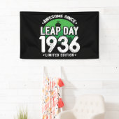 Phantastisch seit 1936 Leap Year Day Feb 29 Birthd Banner (Insitu)