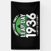 Phantastisch seit 1936 Leap Year Day Feb 29 Birthd Banner (Vertikal)