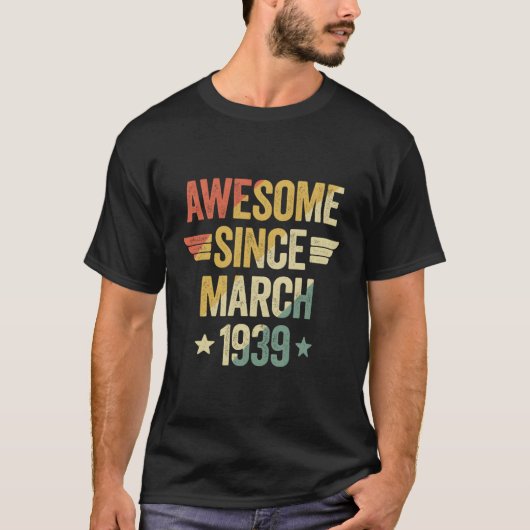 Phantastisch seit 1939 März T-Shirt (Vorderseite)