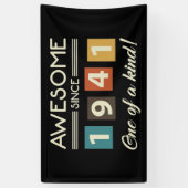 Phantastisch seit 1941 Retro 80. Geburtstag Banner (Vertikal)