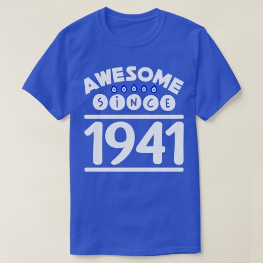 Phantastisch seit 1941 T-Shirt (Design vorne)