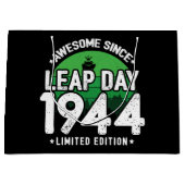 Phantastisch seit 1944 Leap Year Day Feb 29 Birthd Große Geschenktüte (Vorderseite)