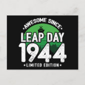 Phantastisch seit 1944 Leap Year Day Feb 29 Birthd Postkarte (Vorderseite)