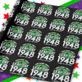 Phantastisch seit 1948 Leap Year Day Feb 29 Birthd Geschenkpapier