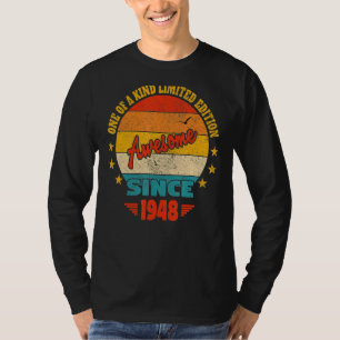 Phantastisch Seit 1948 Vintag 74. Geburtstag T-Shirt