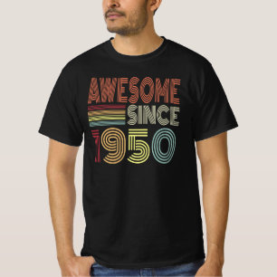 Phantastisch seit 1950 Retro Geboren 1950 Geburtst T-Shirt