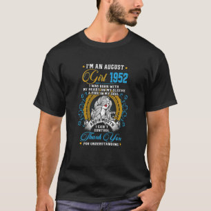 Phantastisch Seit 1952 70. Geburtstag bin ich Augu T-Shirt