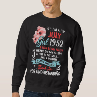 Phantastisch Seit 1952 70. Geburtstag bin ich ein  Sweatshirt