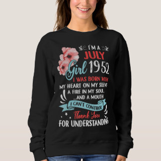 Phantastisch Seit 1952 70. Geburtstag bin ich ein  Sweatshirt