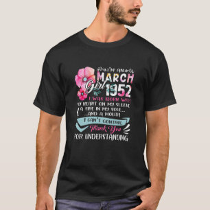 Phantastisch Seit 1952 70. Geburtstag bin ich ein T-Shirt