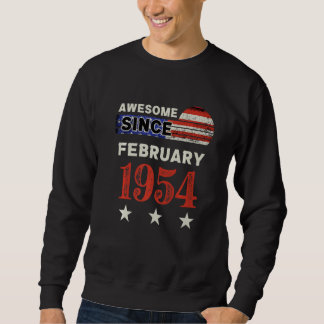 Phantastisch seit 1954 Vintage US-Flagge Classic F Sweatshirt