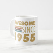 Phantastisch seit 1955 70. Geburtstag Kaffeetasse (Vorderseite Links)