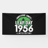 Phantastisch seit 1956 - Leap Day Leap Year Birthd Banner (Horizontal)