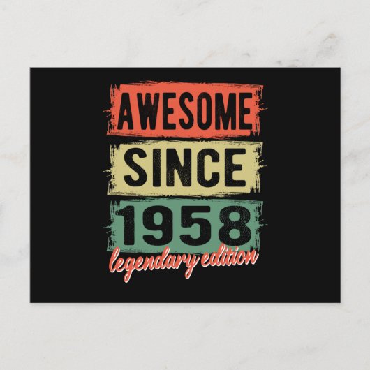 Phantastisch seit 1958 postkarte (Vorderseite)