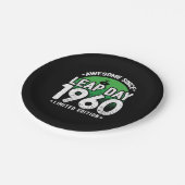 Phantastisch seit 1960 Leap Year Day Feb 29 Geburt Pappteller (Schrägansicht)