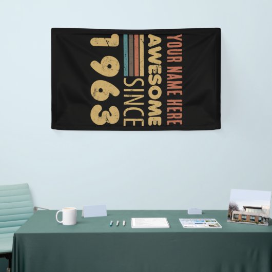 Phantastisch seit 1963 60. Geburtstag Banner (Messeveranstaltung)